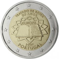 Portugal 2 Euro UNC Treaty of Rome 2007